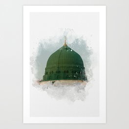 masjid nabawi, Holy-place, religious Art Print