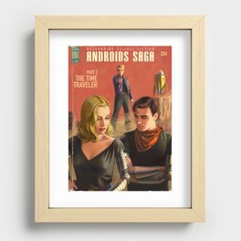 Androids Saga - The Time Traveler Recessed Framed Print