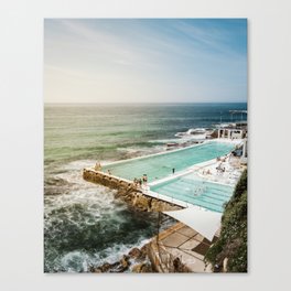 Bondi Icebergs Club | Bondi Beach Sydney Australia Ocean Coastal Travel Photography Canvas Print