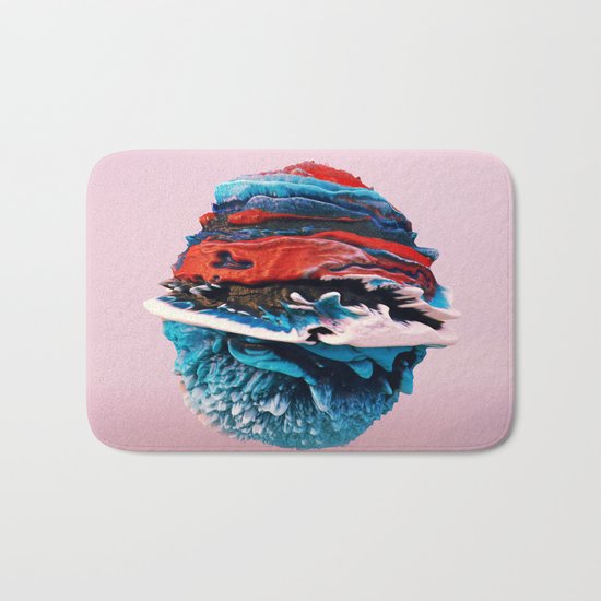 ACRYLIC BALL ABSTRACT // 3D ABSTRACT Bath Mat