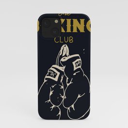 The boxing club iPhone Case