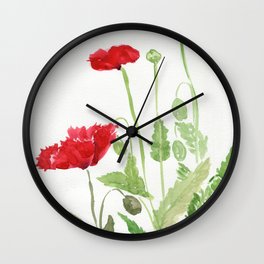Blooms and Buds Wall Clock