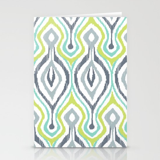Sketchy IKAT Stationery Cards