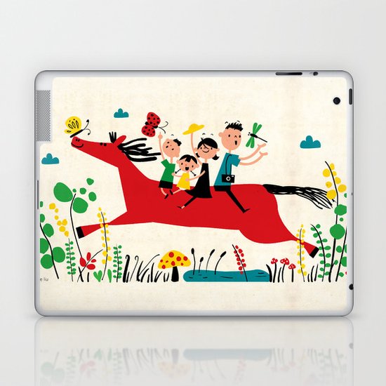 happy horse Laptop & iPad Skin