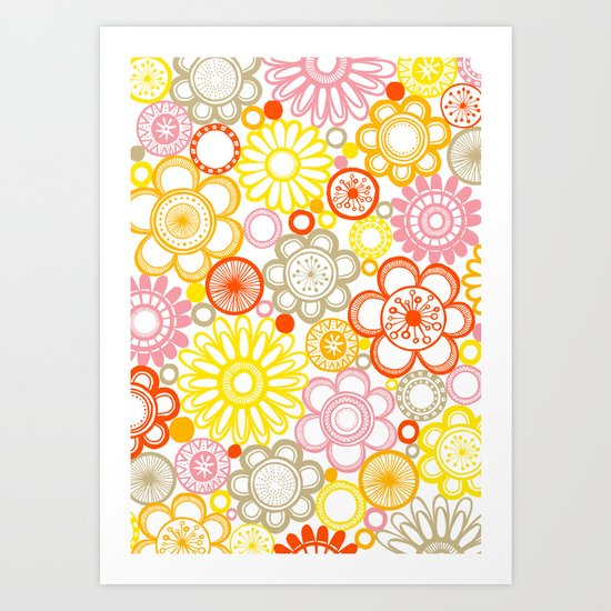 BOLD & BEAUTIFUL sunshine Art Print