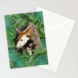 Okapi Jungle - Wild Animals Stationery Card