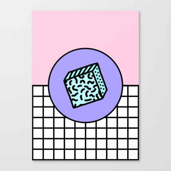 Flux grid Canvas Print