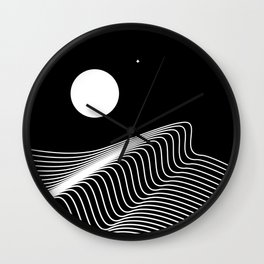 Waves Wall Clock