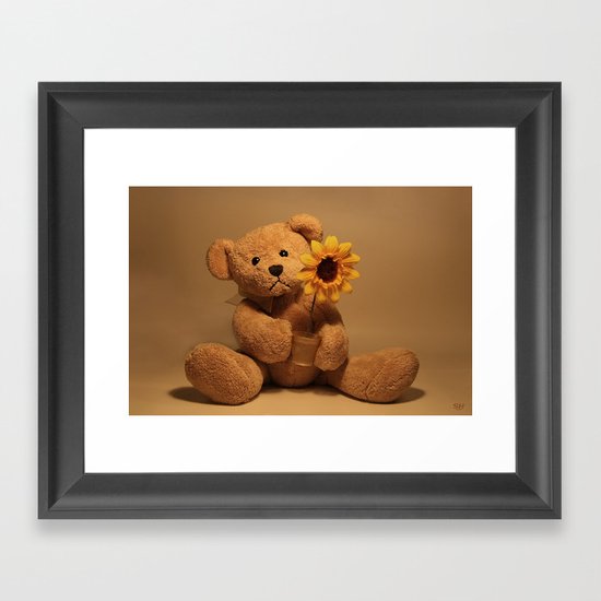 A flower for you Framed Art Print