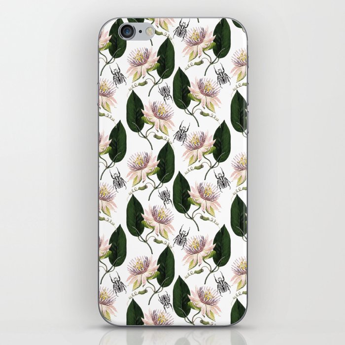 Summer among Passion Flowers iPhone Skin