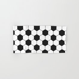 Soccer ball pattern Hand & Bath Towel