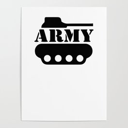 Army Tank Poster