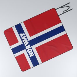 Flag of Norway Picnic Blanket