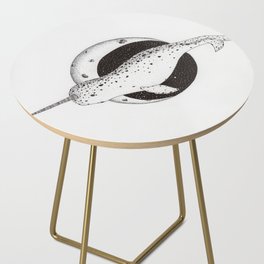 Narhwal Moon Side Table