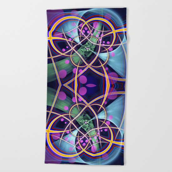 Highway to universe Beach Towel