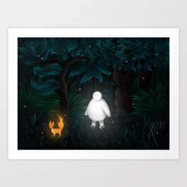 Magic forest Art Print