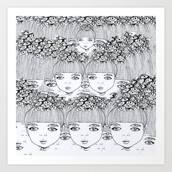 eyes Art Print