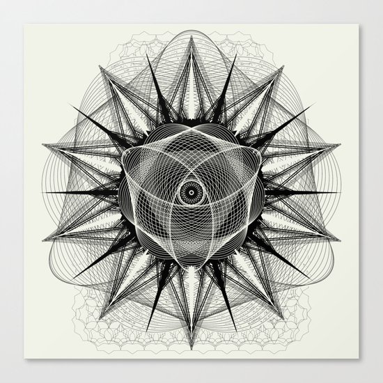 styr stryy monochrome Canvas Print