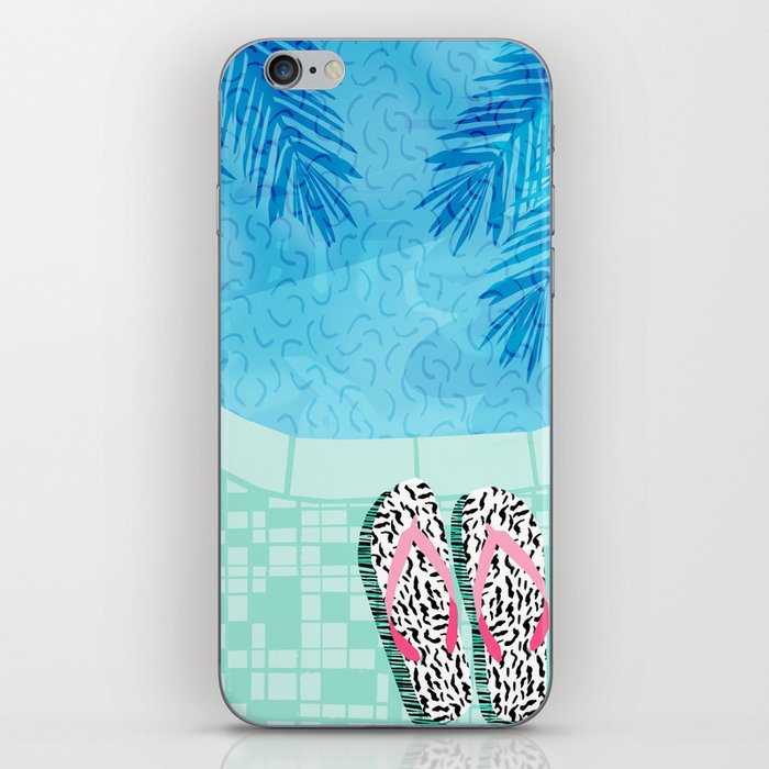 Go Time - resort palm springs poolside oasis swimming athlete vacation topical island summer fun iPhone Skin