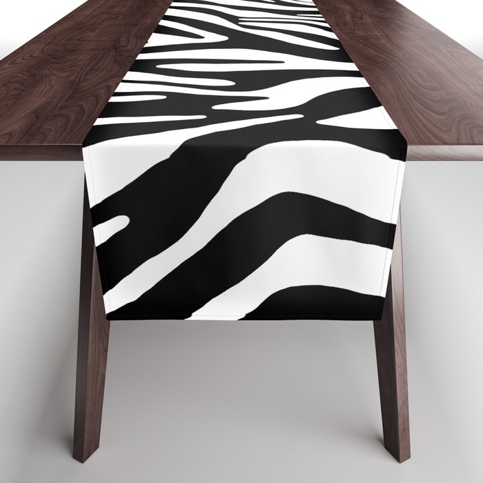 Animal print. Zebra/Tiger ornament. Seamless pattern. Table Runner