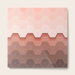 Hexagons  Metal Print