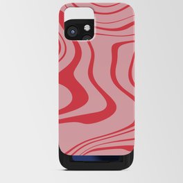 Blush Liquid Swirl iPhone Card Case