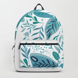 Ornamental Folk Butterfly Backpack
