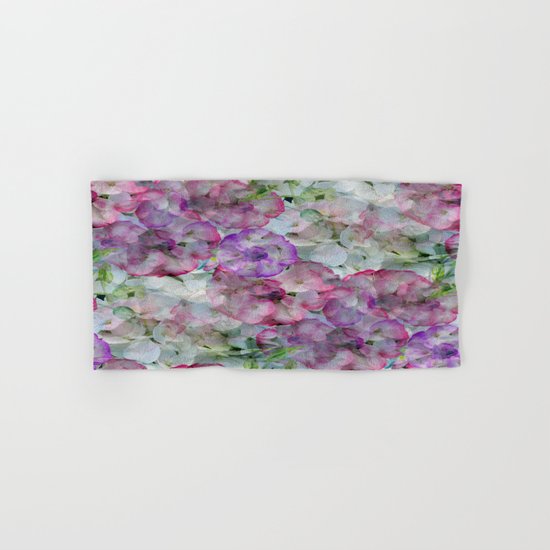 Mesmerizing Floral Abstract Hand & Bath Towel