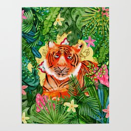 Tiger in the Jungle Poster