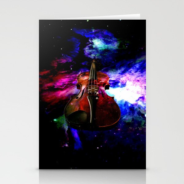 violin nebula Stationery Cards