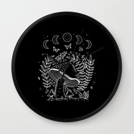 Goblincore Aesthetic Dark Academia Fairycore Indie Cottagecore Mushroom Wall Clock