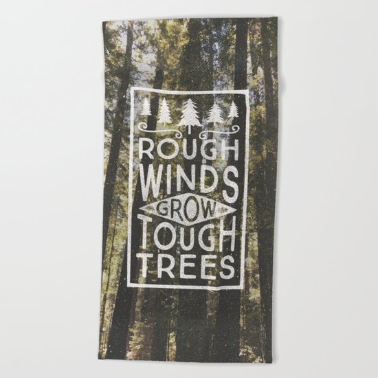 TOUGH TREES Beach Towel
