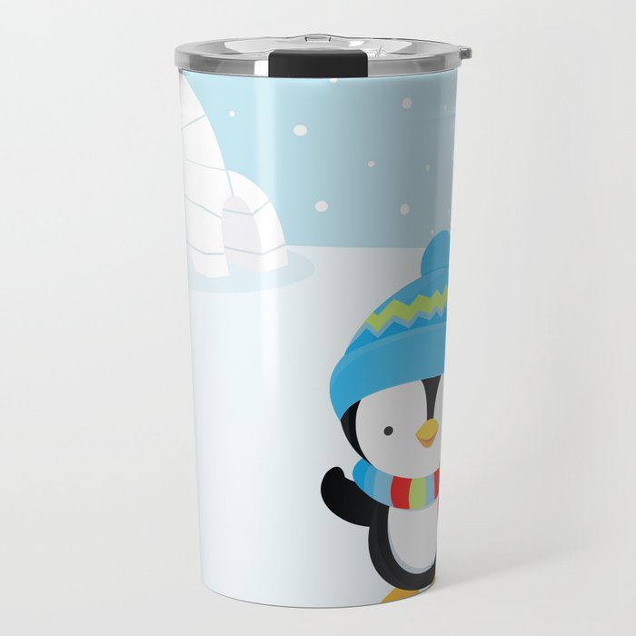 Cute penguin boy #1 Travel Mug