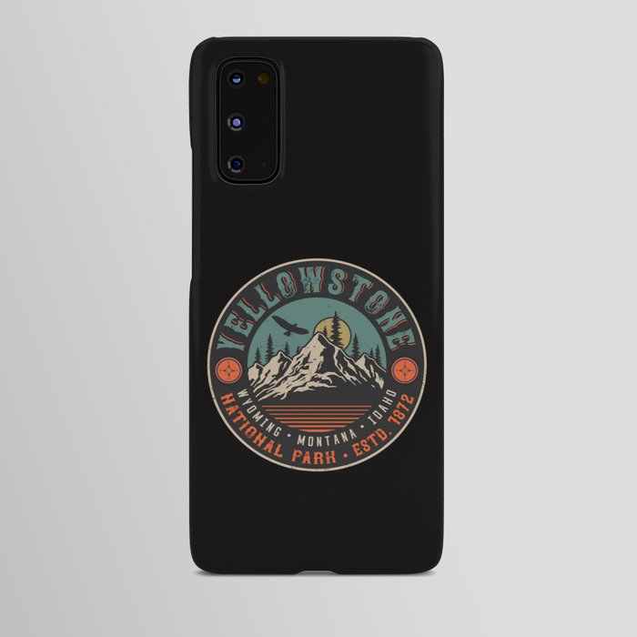 Yellowstone National Park Hiking Camping Android Case