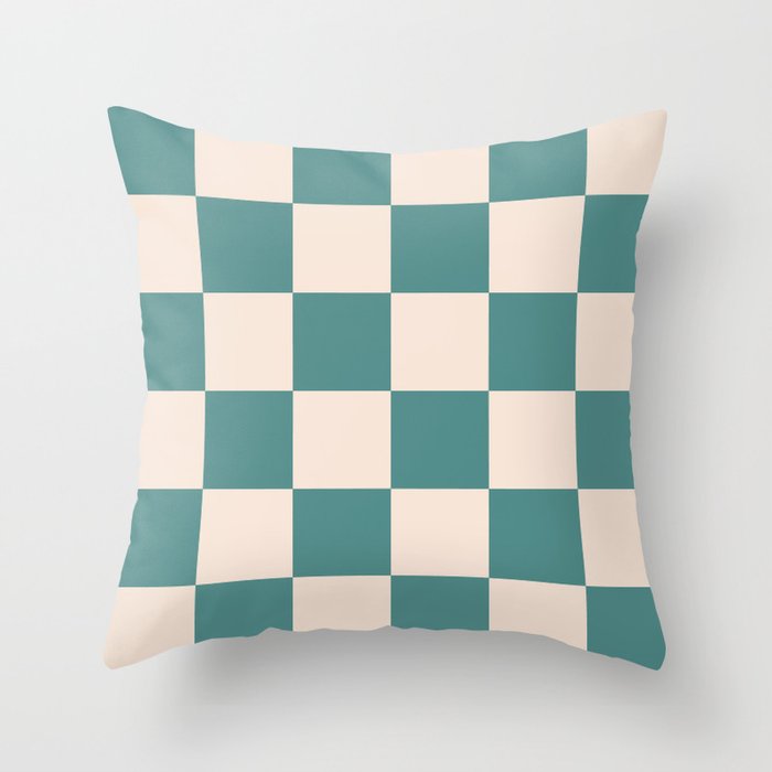 Checker Pattern 332 Throw Pillow