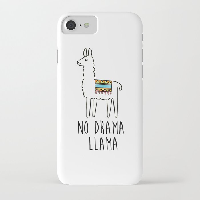 No Drama llama iPhone Case