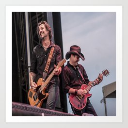 Roger Clyne and the Peacemakers shower curtain Art Print