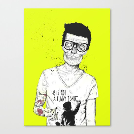 hipsters not dead Canvas Print
