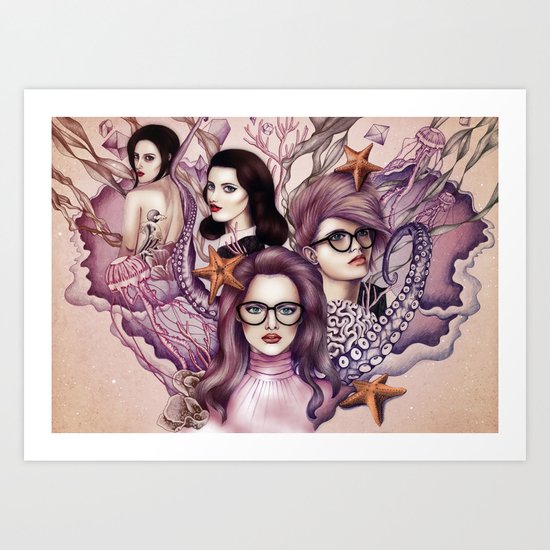 Us and Them Art Print
