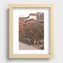 Streets of Kyoto | Japan Wall Art Recessed Framed Print