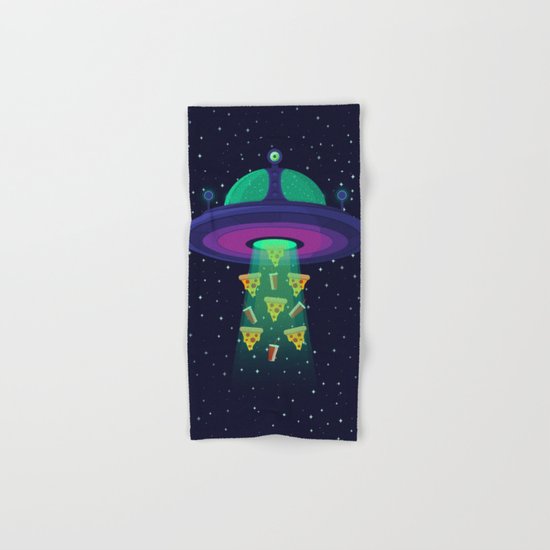 Alien Munchies Hand & Bath Towel