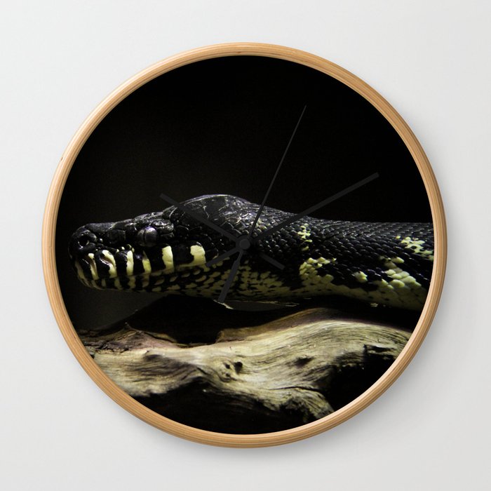 Snake. Wall Clock