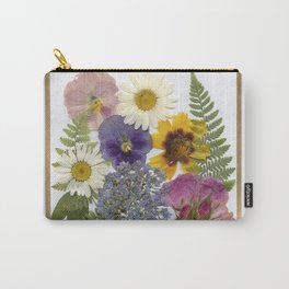 Pressed Flower Garden Carry-All Pouch