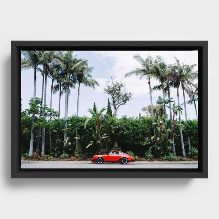 LA Drive Framed Canvas