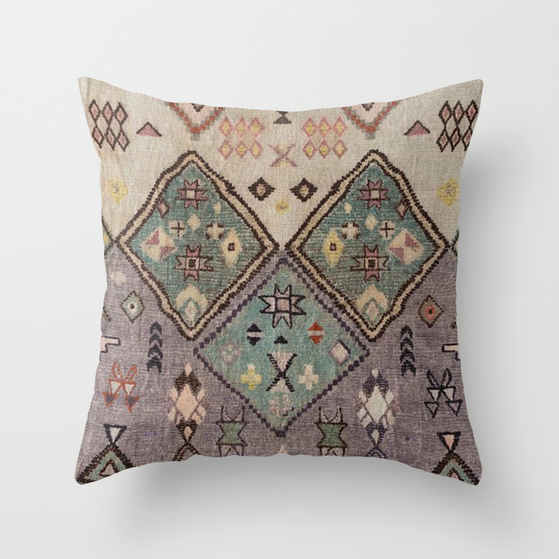 Vintage Moroccan Rug Pillow