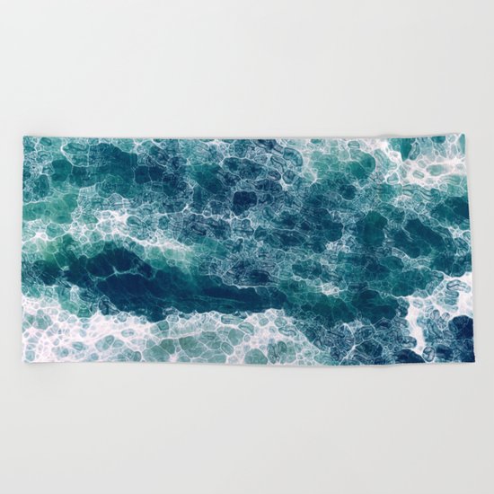 Sea foam Beach Towel