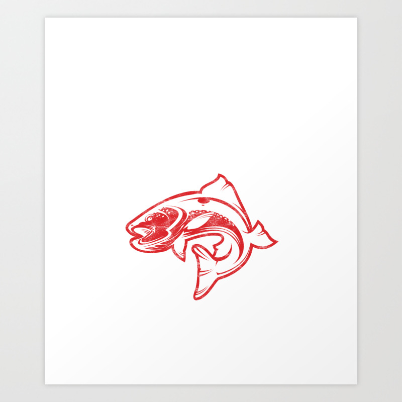 Fisher Fisherman Gifts Art Print