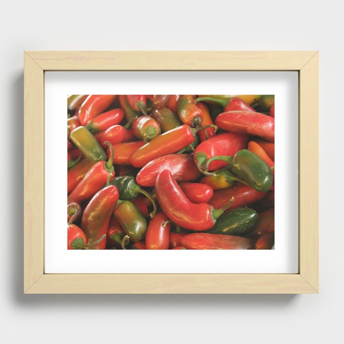 P-P-P Peppers Close Up Recessed Framed Print