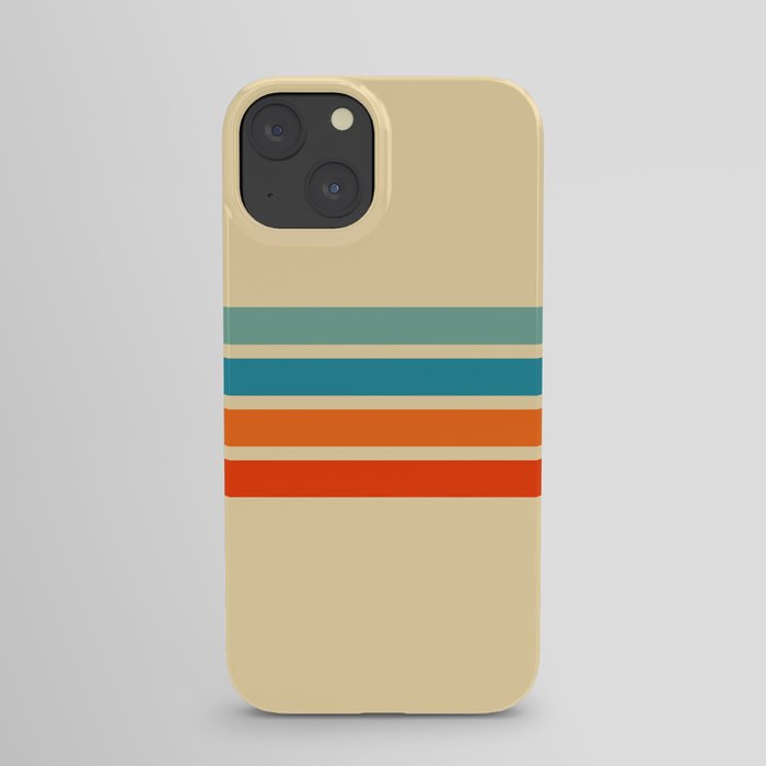 Ienao - Classic 70s Retro Stripes iPhone Case
