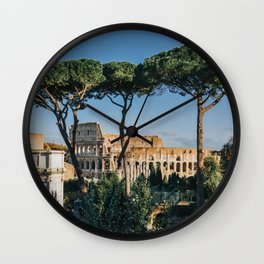 Colosseum Rome Italy Wall Clock